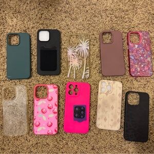 🦈Iphone 15 Pro Max Assorted Phone Cases Collection